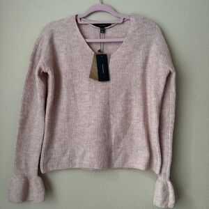 Vero Moda Soft Pink V-Neck Sweater